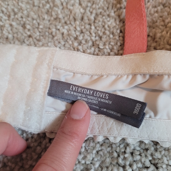 Aerie Everyday Loves Womens White Lace Bra Size 36DD - Picture 4 of 6